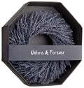 14 Inch Preserved Lavender Natural Wreath, Fragrant Real Lavender Front Door Wreath
