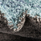 Unique Loom Autumn Collection Area Rug - Providence (7' 10'' Round, Blue Gray/ Light Brown)