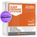 Hospitology Products Box Spring Encasement - Zippered Bed Bug Dust Mite Proof Hypoallergenic - Sleep Defense System - Queen -60'