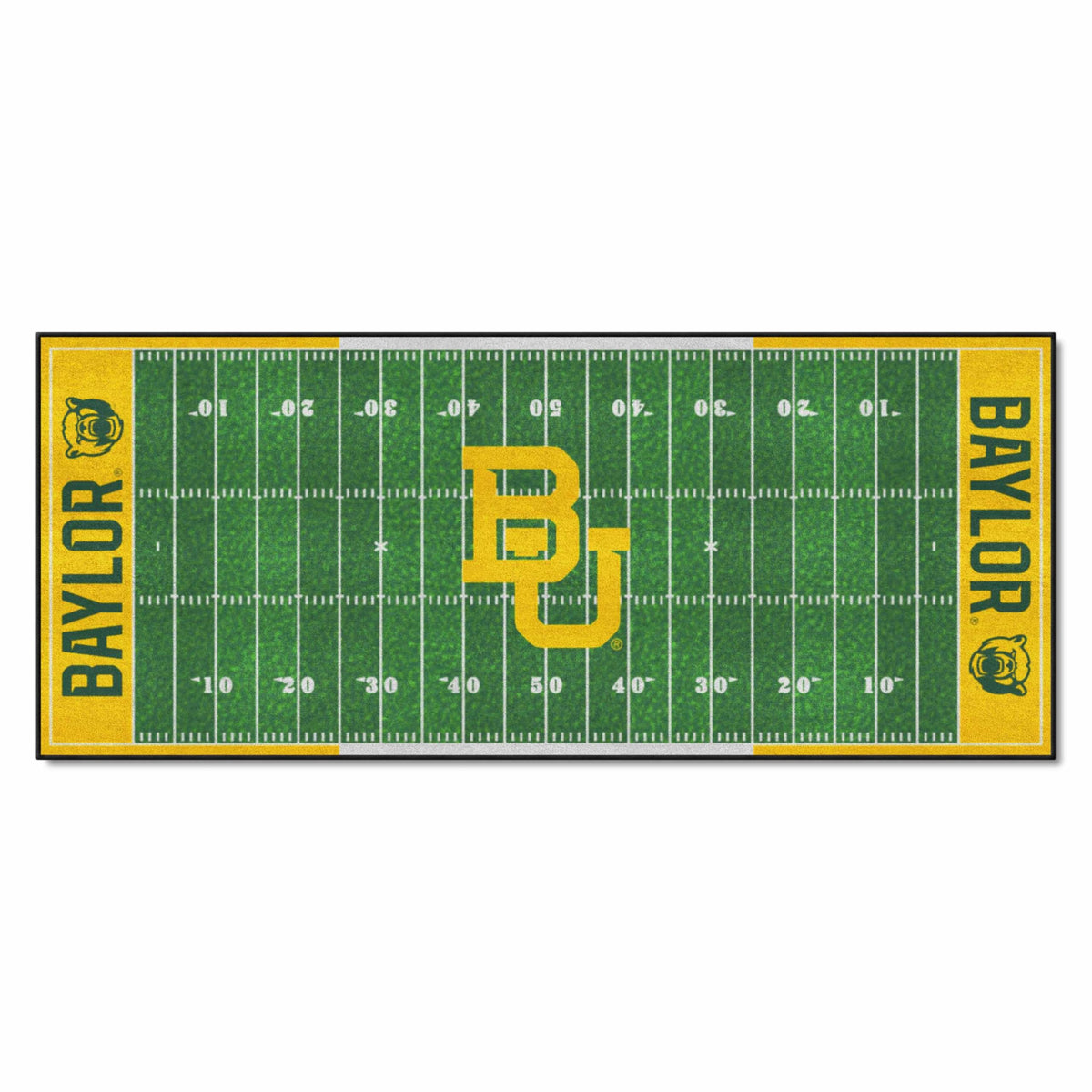 Fanmats 19497 Ncaa Baylor Bears Field Runner Rug  30In. X 72In.