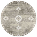 Sedona Sn16 Beige Transitional Rug Round 10' X 10'