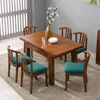 Genina Seat Covers For Dining Room Chair Seat Slipcovers Kitchen Chair Covers (Teal, 2 Pcs)