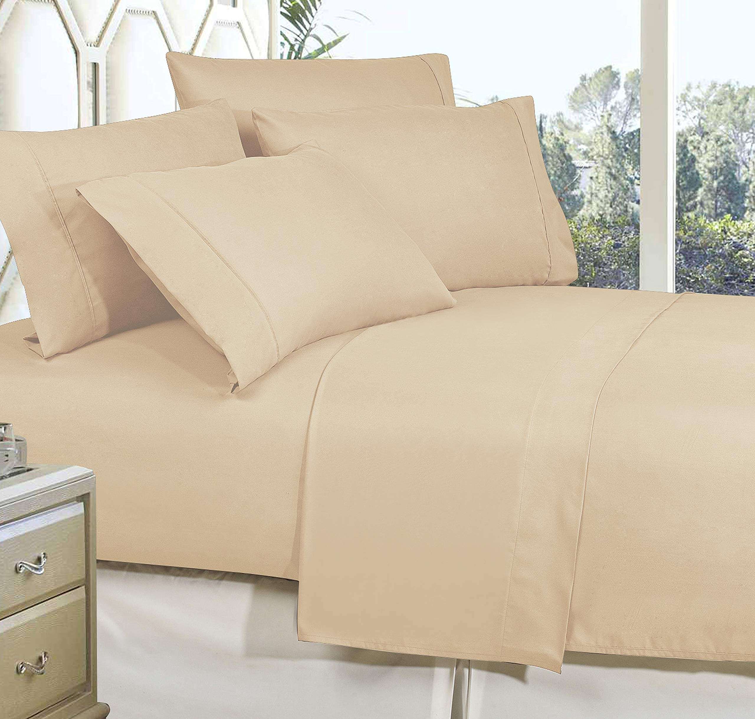 CELINE LINEN Best, Softest, Coziest Bed Sheets Ever! 1800 Premier Hotel Quality Wrinkle-Resistant 3-Piece Sheet Set with Deep Po