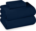 Utopia Bedding King Sheet Set  Jersey Knit Sheets 4 Piece King Jersey Sheet Set  Cotton Jersey Sheets  Soft TShirt Stretchy 