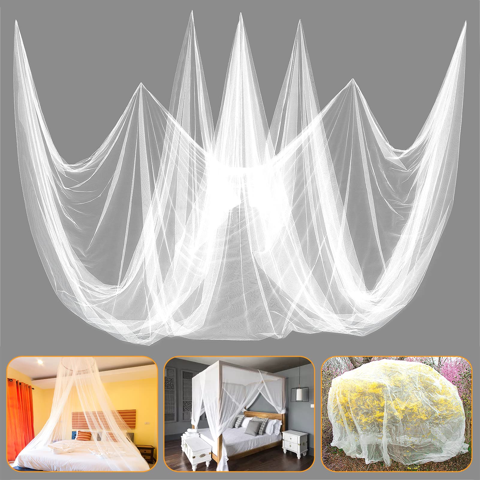 2 Pcs Garden Net Barrier - 10 X 13Ft For Each Bird Garden Screen Mesh Netting, Heavy Duty Garden Mesh For Terraces Balconies Pat