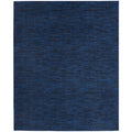 Nourison Essentials Indoor/Outdoor Midnight Blue 8' X 10' Area Rug, Easy Cleaning, Non Shedding, Bed Room, Living Room, Dining R