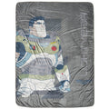 Jay Franco Disney Pixar Lightyear Blanket - Measures 62 X 90 Inches, Kids Bedding Features Buzz - Fade Resistant Super Soft Flee