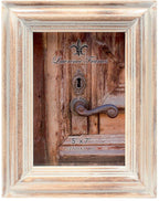 Lawrence Frames 5x7 White Wash Maple Picture Frame, Natual