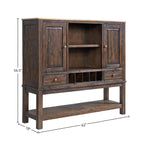 Intercon Transitions 62" w/Wine Storage Sideboards, Brown
