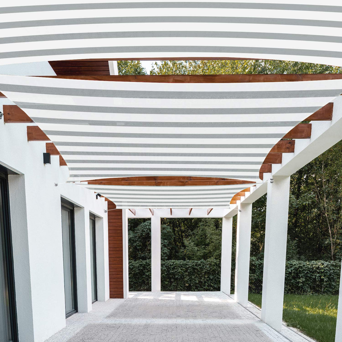 Patio Paradise 8' X 24' Sun Shade Sail Rectangle Canopy Patio Cover Sunlight Block Awning Heavy Duty Commercial Grade For Backya
