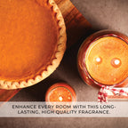 A Cheerful Giver - Papa'S Pumpkin Pie Baby Scented Glass Jar Candle (6Oz) With Lid & True To Life Fragrance Made In Usa