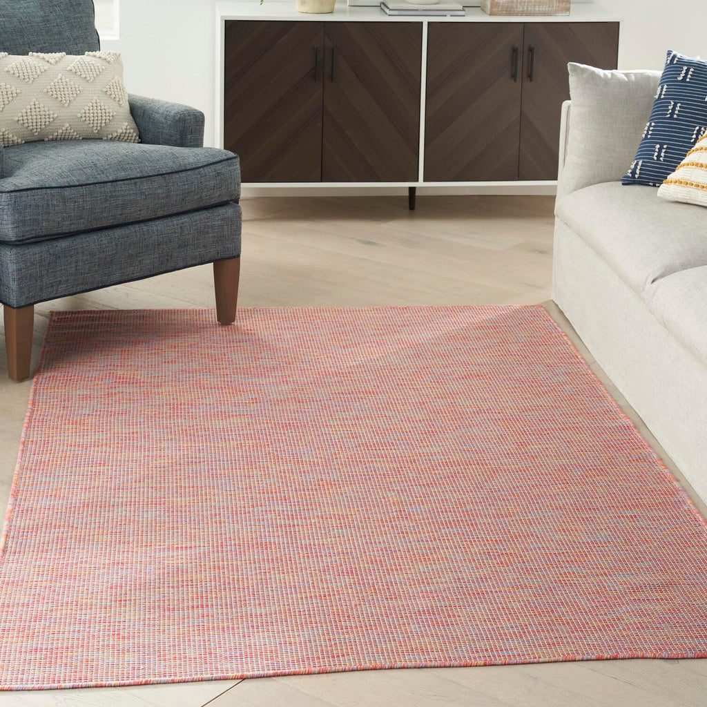 Nourison Positano Indoor/Outdoor Rainbow 6' X 9' Area Rug, Easy Cleaning, Non Shedding, Bed Room, Living Room, Dining Room, Backyard, Deck, Patio (6X9)