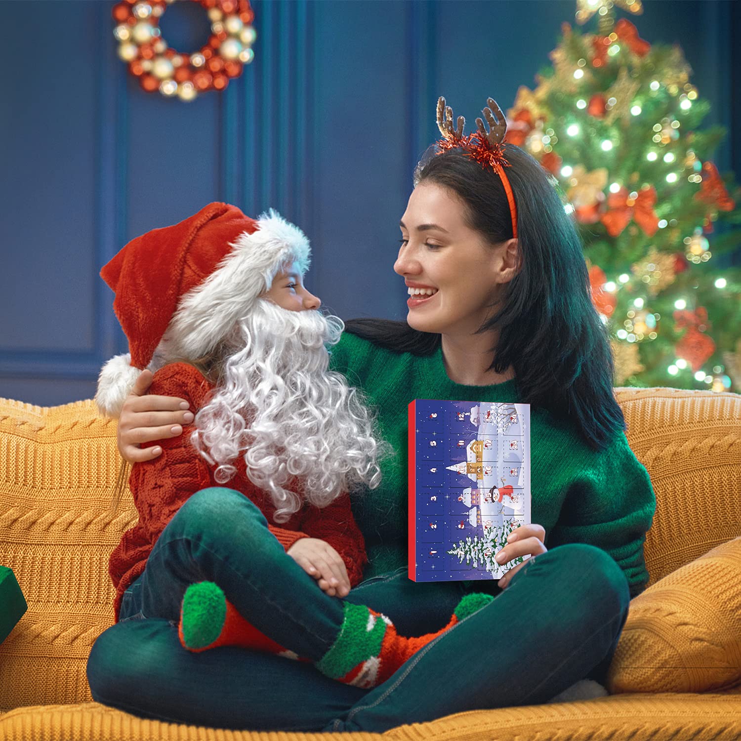 Novernat Charm Bracelet Advent Calendar 2024 Diy Jewelry Making Kit 24 Days Christmas Countdown Calendar For Girl Kids Teens