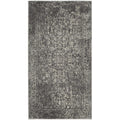 SAFAVIEH Evoke Collection 22 x 4 Grey/Ivory EVK256D Oriental Distressed Non-Shedding Living Room Bedroom Accent Rug