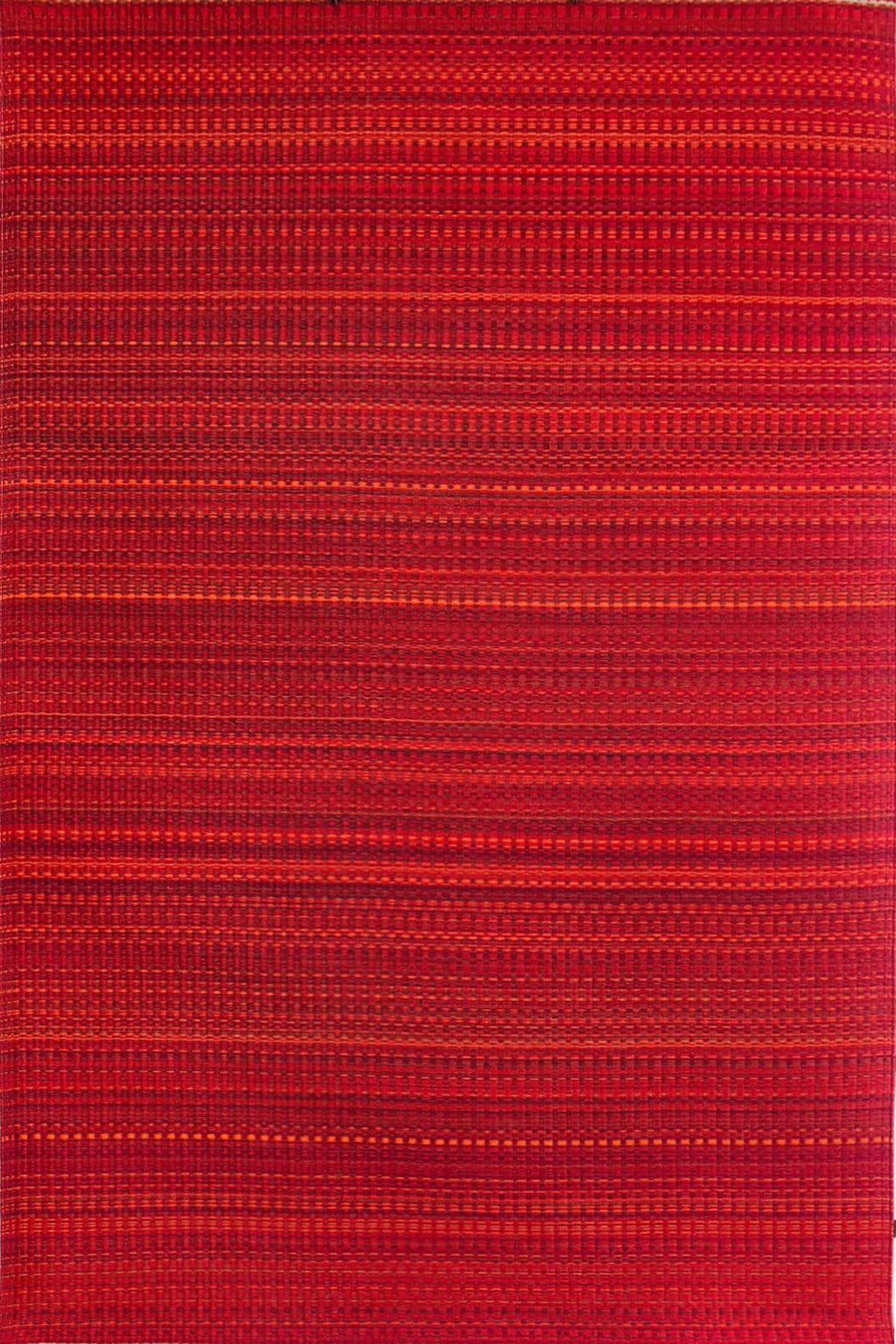 Mad Mats Geometric Outdoor Rug, Reversible Plastic Mat (6' X 9', Mix - Warm Red)