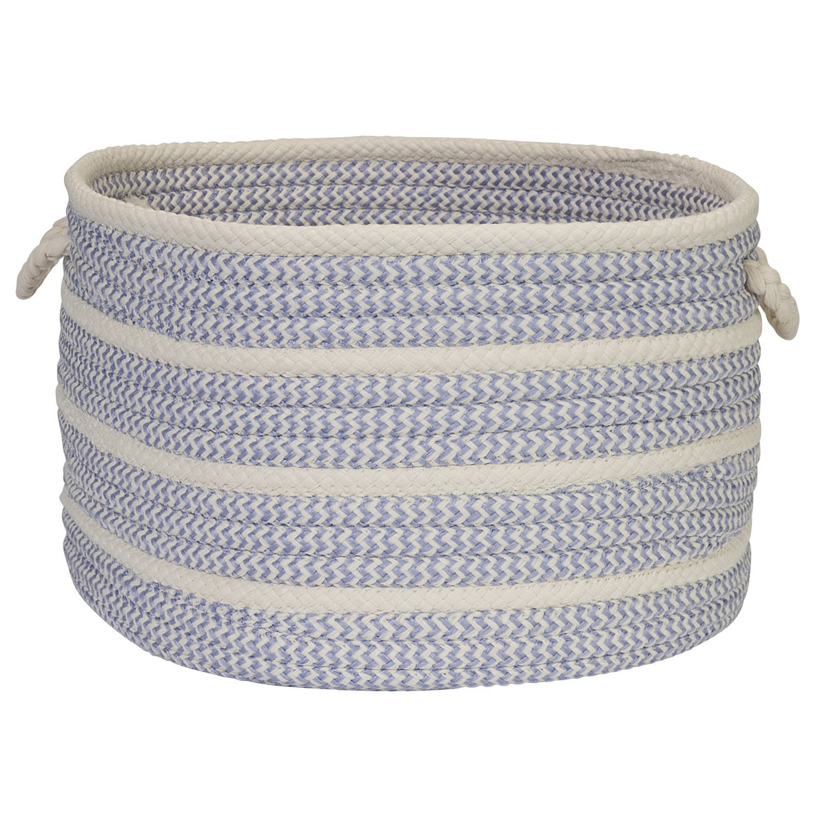 Poppy Baskets Mix Basket, 22 By 14-Inch, Amethyst Banded