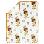 Strawberry Shortcake Orange Blossom Plush Throw Blanket - Measures 46 X 60 Inches - Kids Super Soft Lightweight Fleece Bedding