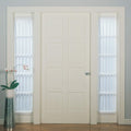No. 918 Emily Sheer Voile Rod Pocket Door Sidelight Curtain Panel, 28'' x 72'', White