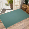 Yancorp 2.46X4Ultra Thin Big Bathroom Rugs,Low Profile Bath Mat Non Slip Fit Under Door Absorbent Shower Rug Washable Large In
