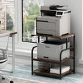 Fannova Large Printer Stand With Adjustable Storage Shelf, 3 Tier Printer Cart With Wheels For Home Office Organization, Rolling