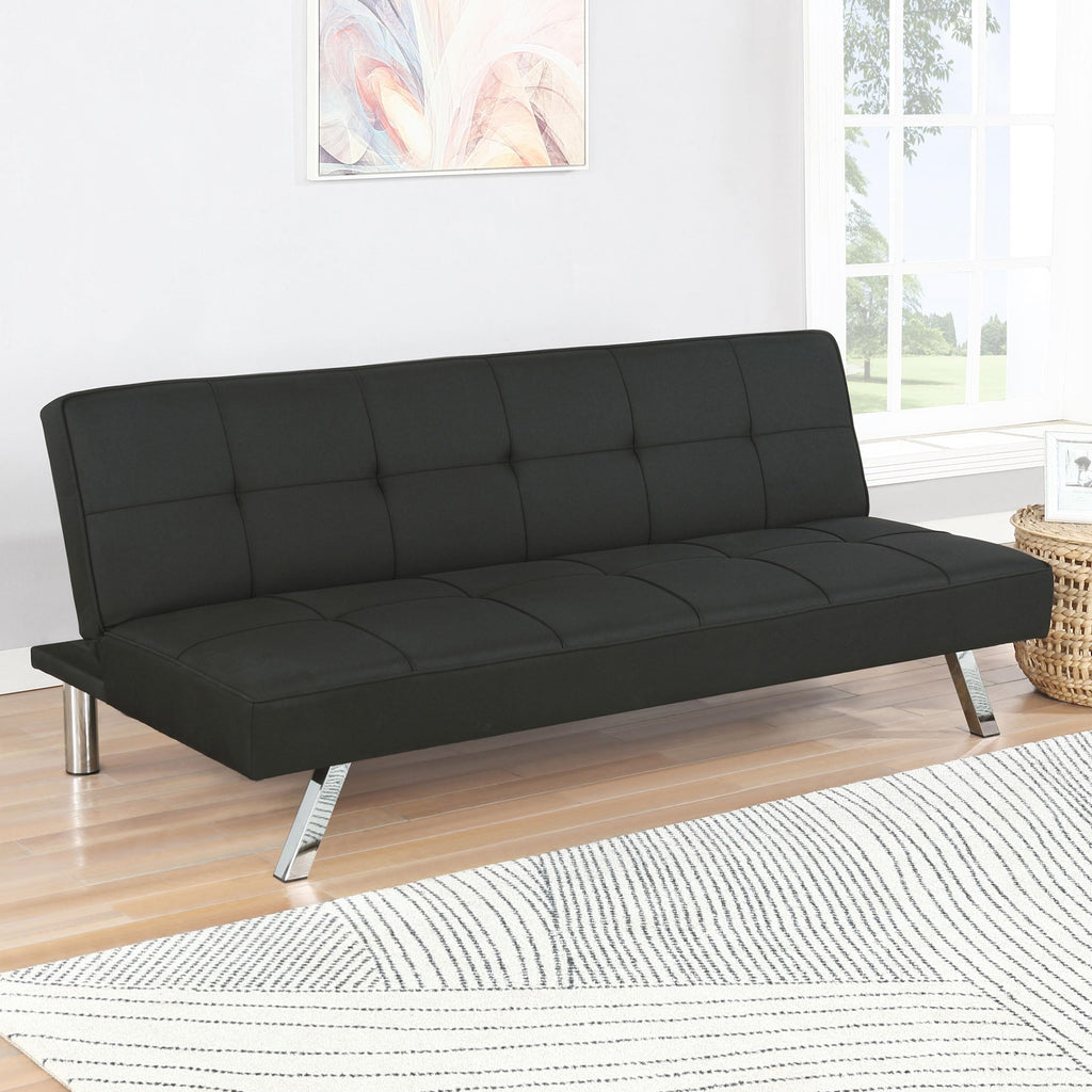 Coaster Joel Sofa Bed, Black