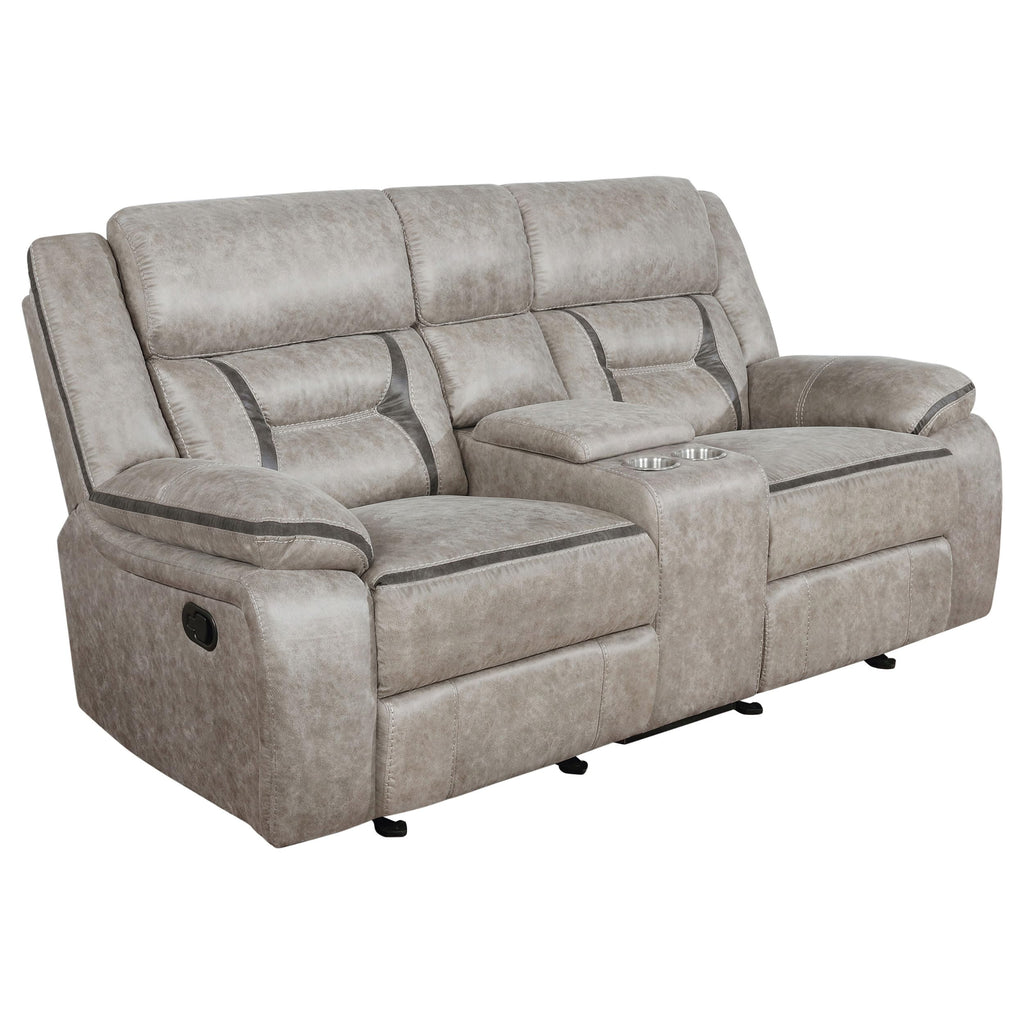 Coaster Greer 2-Piece Motion Sofa Set, Taupe