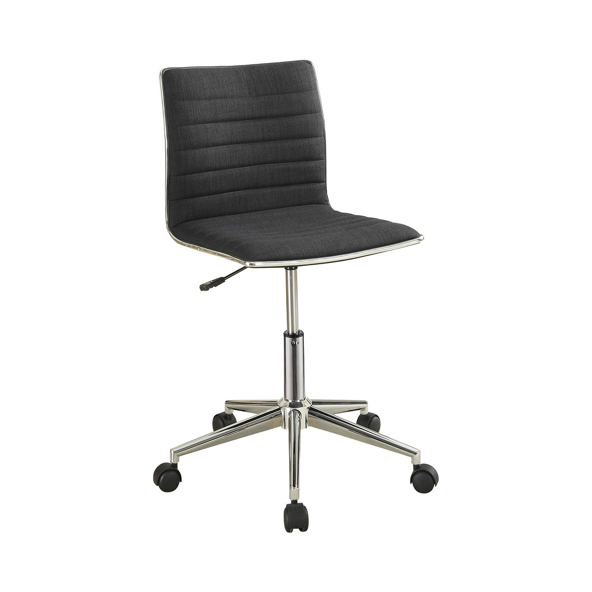 Coaster Furniture Adjustable Height Office Chair Black and Chrome 800725