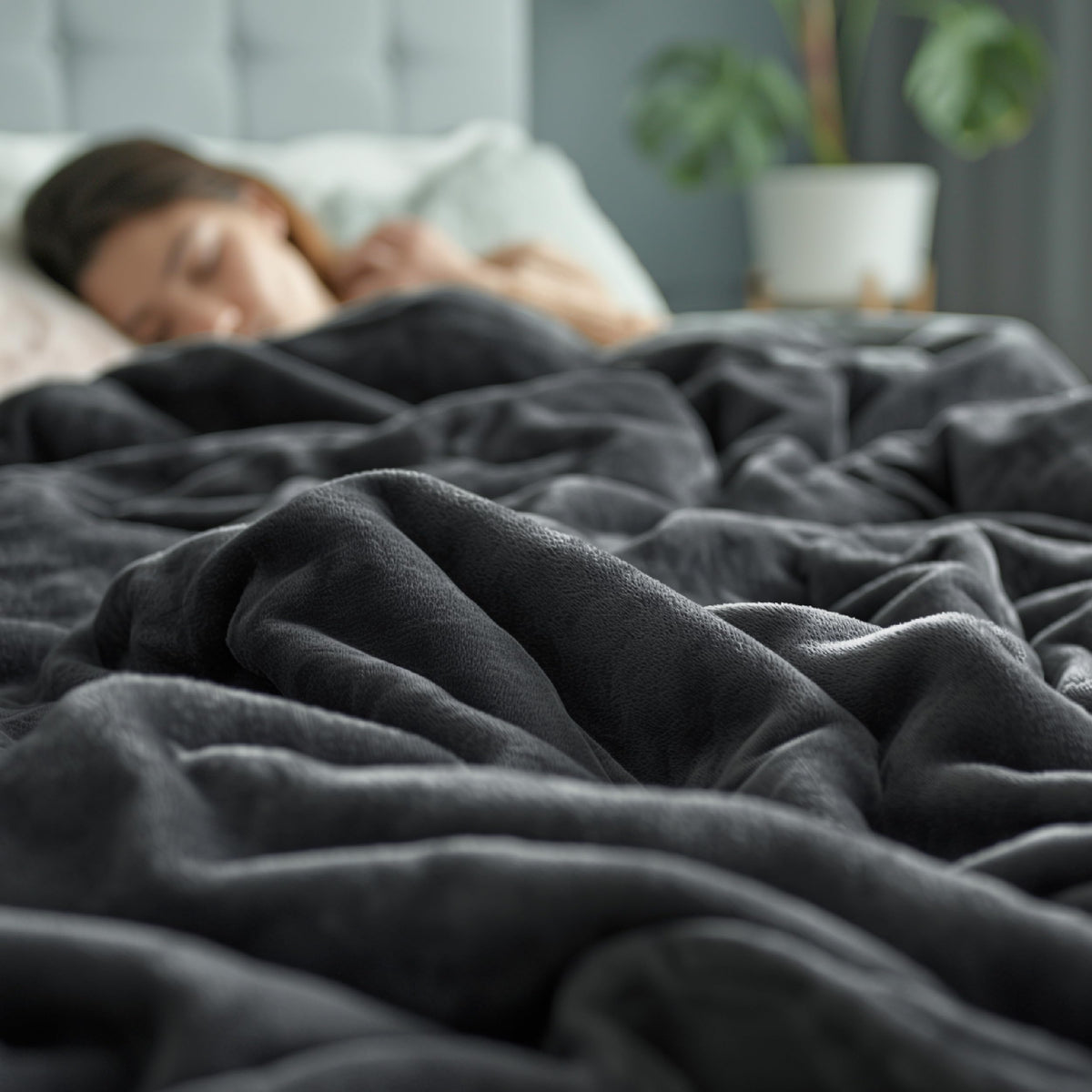 Bedsure Queen Size Blanket For Bed, Warm Soft Blanket 500Gsm, Fuzzy Blanket Anti-Static, Plush Cozy Full Size Blanket For Sofa C