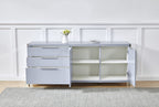 Best Quality Furniture Ac13-A Cabinet, Light Gray