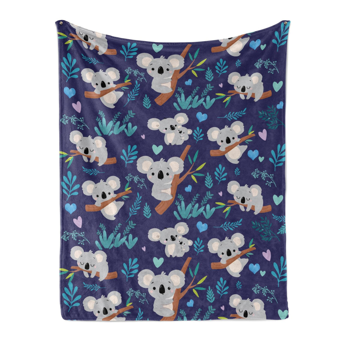 Koala Blanket Soft Flannel Lightweight Koala Throw Blanket Mushroom Present For Kids Girls Boys All Season Animals Blankets For