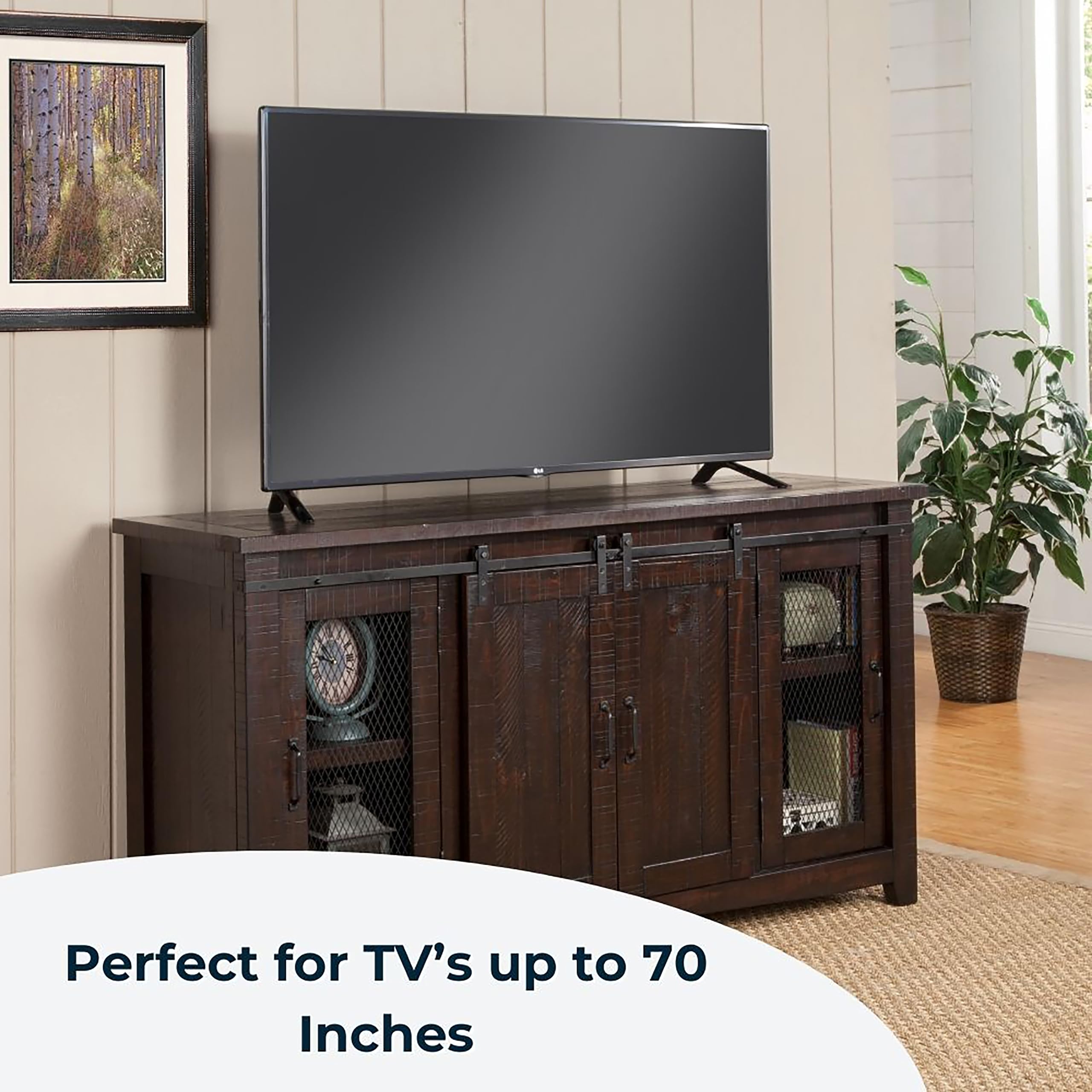 Martin Svensson Home 90908 Durango 65" Tv Stand, Espresso