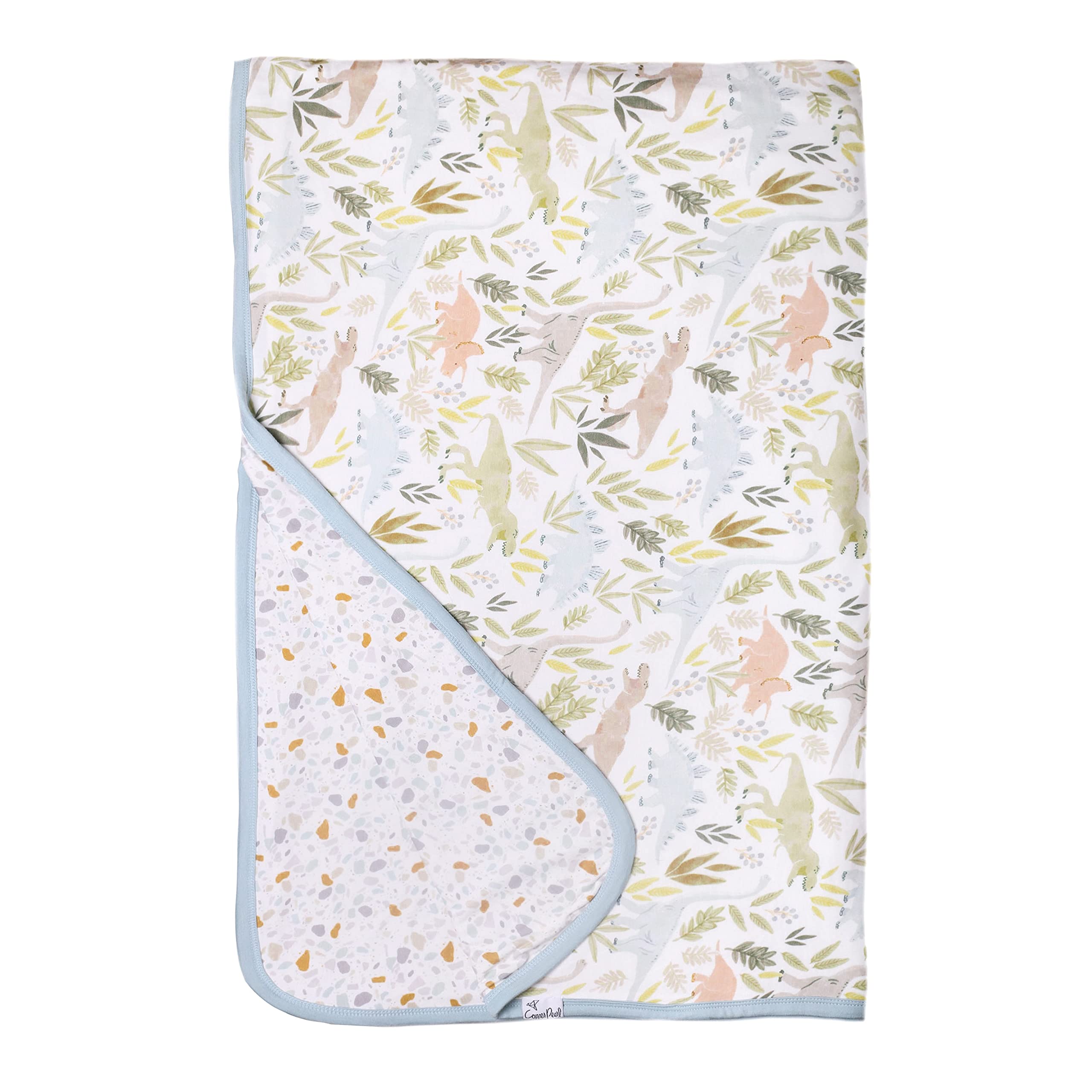 Copper Pearl Jumbo Premium Knit 3 Layer Stretchy Throw Blanket Rex