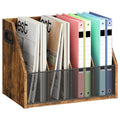 CHOEZON Wooden Desktop File Organizer with Removable Dividers