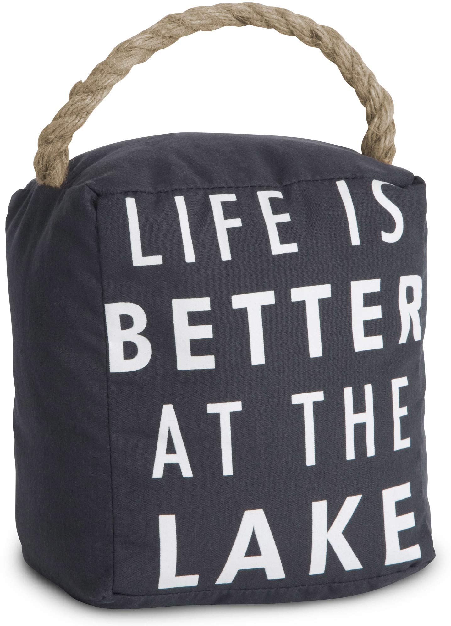 Pavilion Gift Company 72158 At The Lake Door Stopper, 5 By 6-Inch ,Black