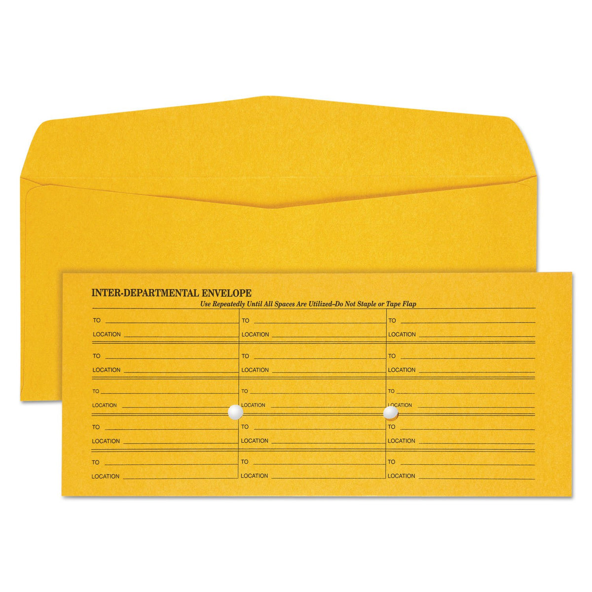 Quality Park Interoffice Envelopes, Ungummed, Brown Kraft, 4.5 X 10.375, 500 Per Box, (63262)