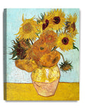 DECORARTS - Twelve Sunflowers, Vincent Van Gogh Art Reproduction. Giclee Canvas Prints Wall Art for Home Decor 16x20, Depth 1.5