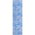 Addison Rugs Surfside ASR32 Blue 23 x 76 Indoor Outdoor Runner Rug, Easy Clean, Machine Washable, Non Shedding, Bedroom, Livin