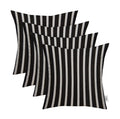 Rsh Decor: Sunbrella Square Throw Pillows Set Of 4 | 20' X 20' | Water And Fade-Resistant Performance Fabric | Outdoor Decorat