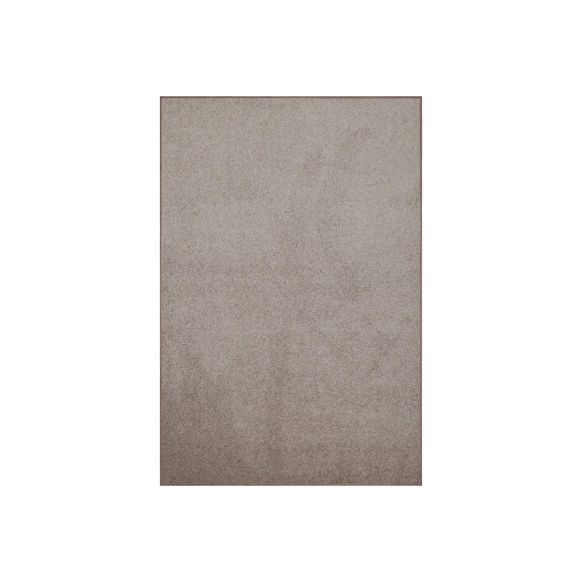 Pet Friendly Solid Color Area Rugs Beige - 1.5' x 2.25' (18''x27'') Rectangle Mat, Indoor, Stain Resistant, Perfect for Living R