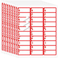 Spiareal 750 Pcs Christmas Address Labels 1 x 2.625 Inch Mailing Label Winter Foil Printable Gift Tags Compatible with Laser and