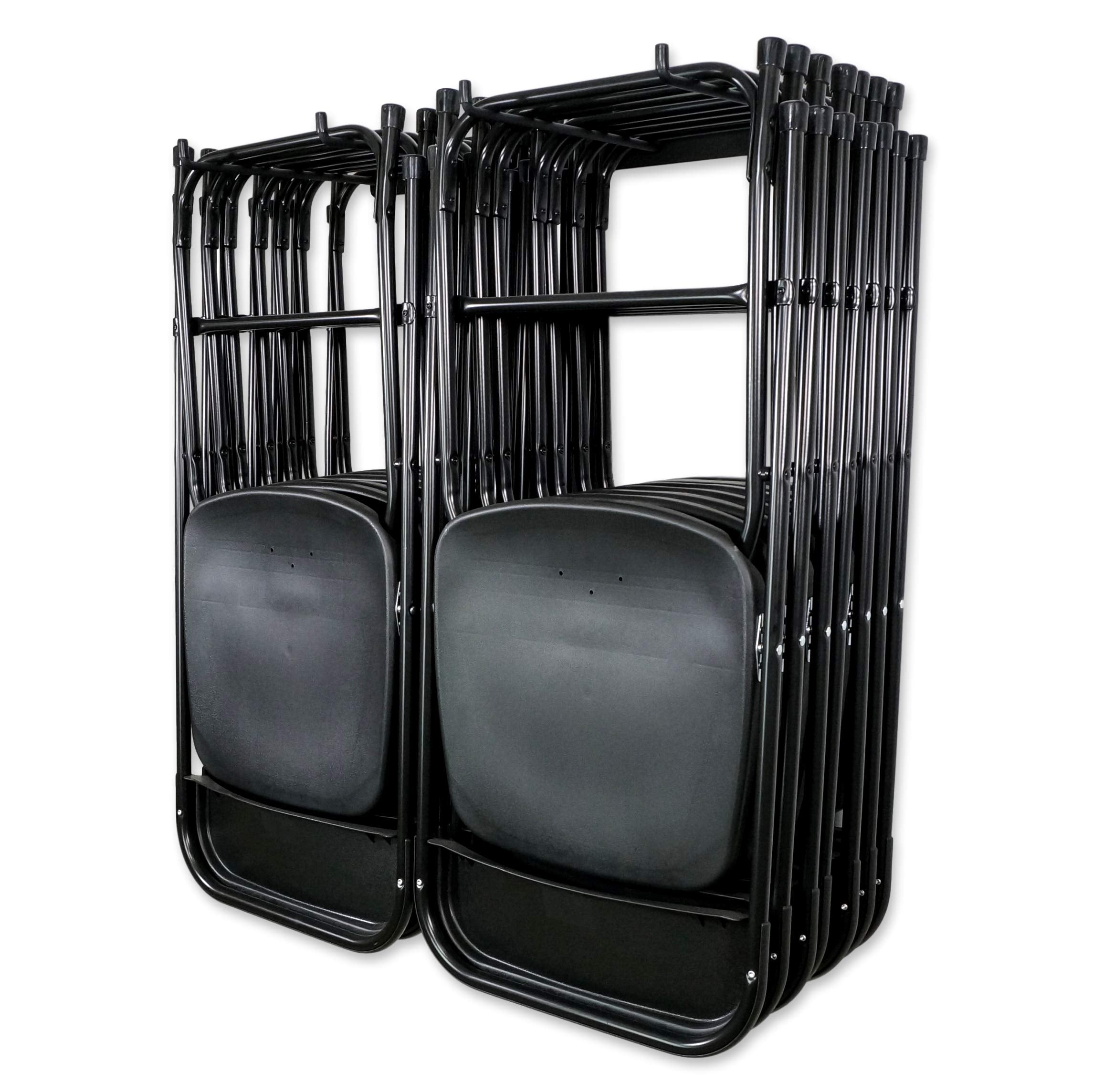 Storeyourboard Blat Chair Double Storage Rack, Wall Mount Hooks, Holds 200 Lbs, Folding, Patio, Camping, And Beach Chairs