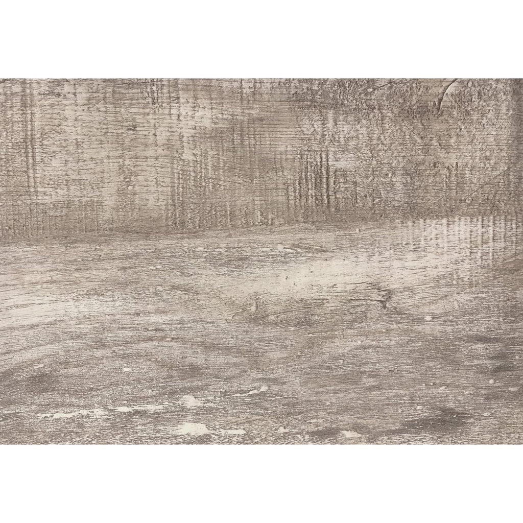 HomeRoots Decor 35.5-inch x 59-inch x 30.5-inch Taupe, Reclaimed Wood Look - Dining Table