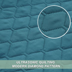 Exclusivo Mezcla Ultrasonic Reversible Full Queen Quilt Bedding Set With Pillow Shams, Lightweight Quilts Queen Size, Soft Bedsp
