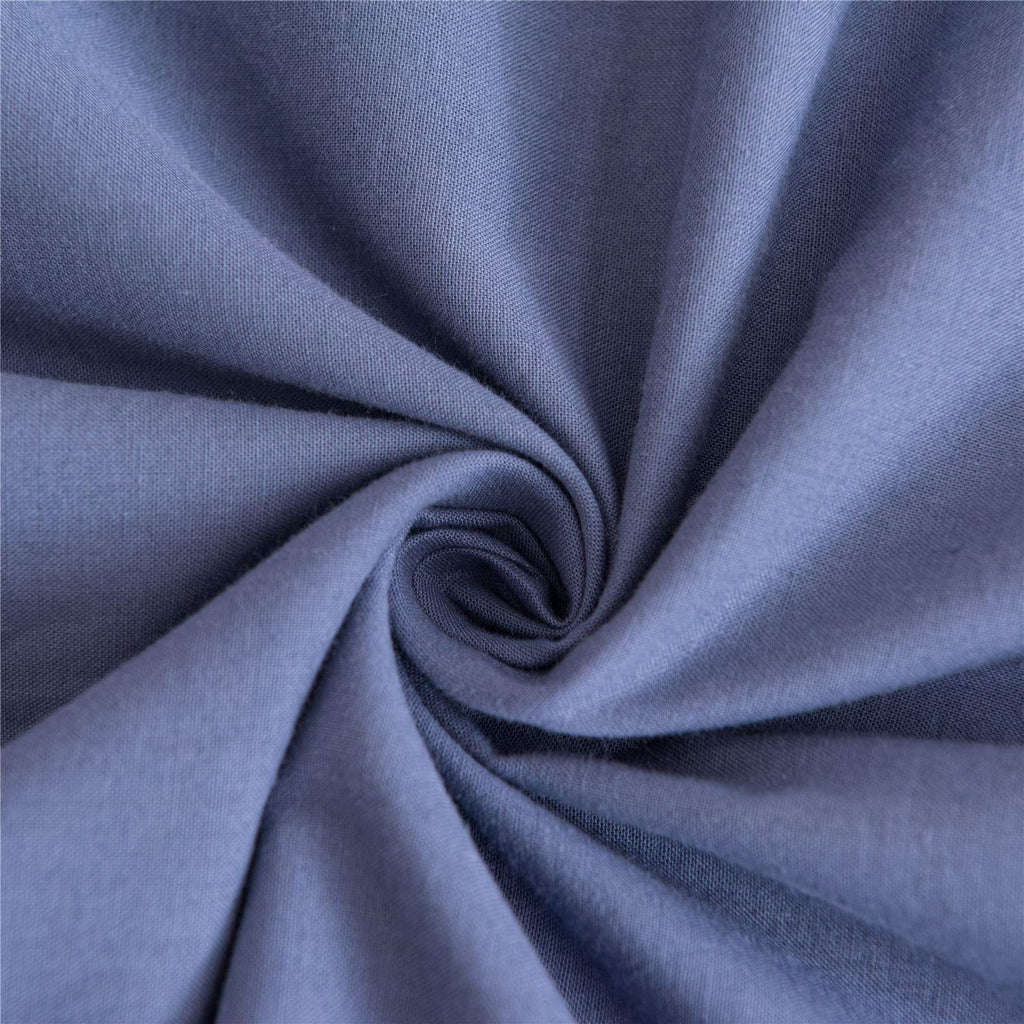 Jellymoni Pillowcases King Set Of 2 Cotton Envelope Pillow Covers Blue 20  36In Bed Pillow Cases 100% Washed Cotton Soft Breatha
