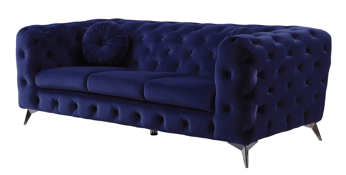 Acme Atronia Sofa in Blue Fabric