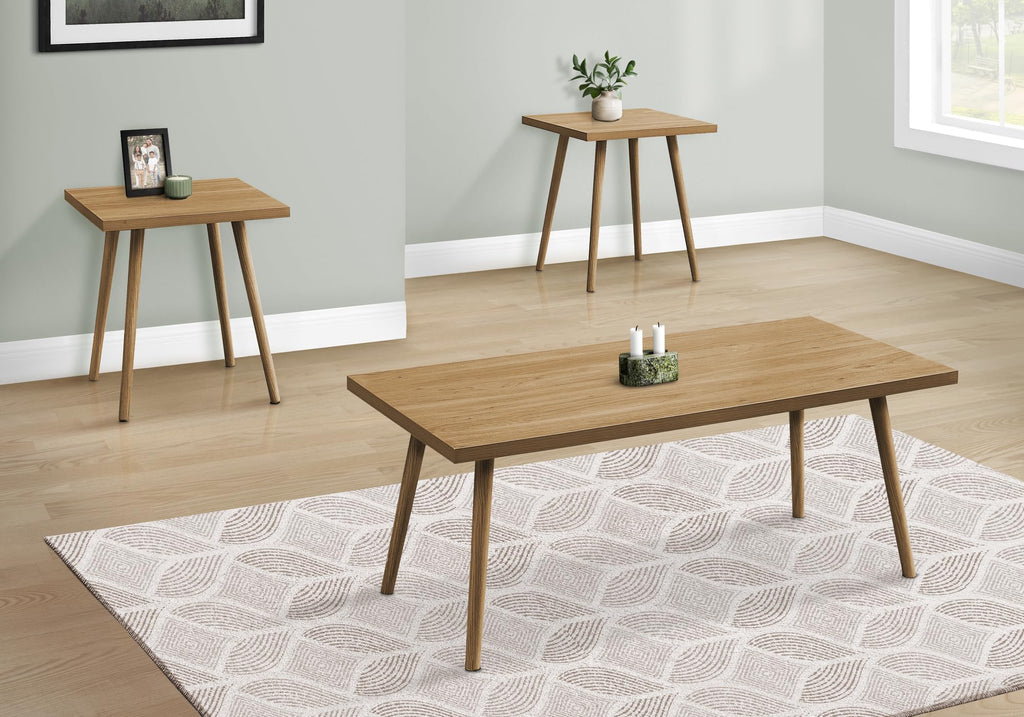 Monarch Specialties I 7898P Table Set, 3pcs Set, Accent, Coffee, Contemporary