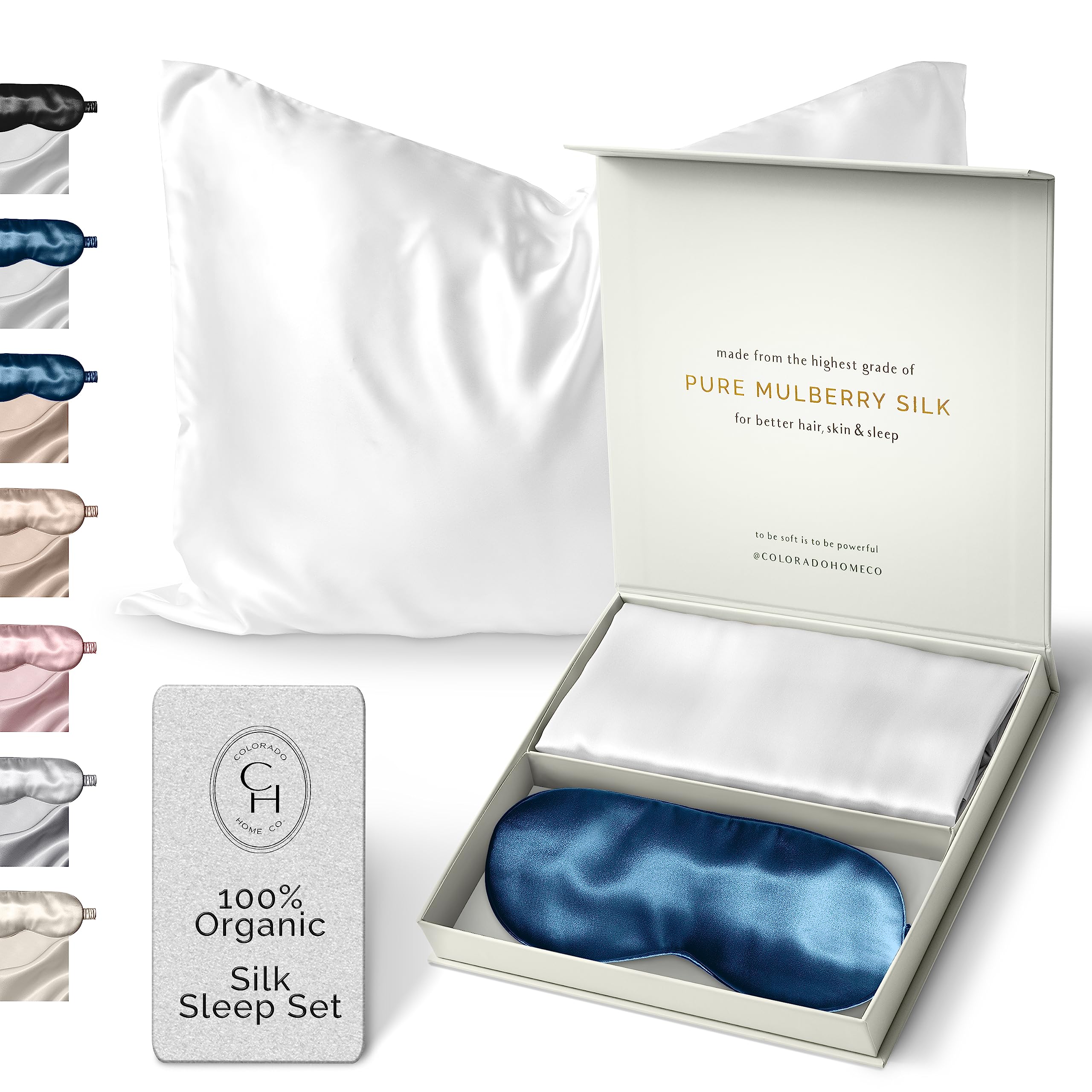 Silk Pillowcase For Hair And Skin, Silk Pillow Case, White Silk Pillowcase, 100 Silk Pillowcase Queen Size, Mulberry Silk Pillow