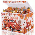 Briwooody Fall Storage Bin with Lid and Carrying Handle Gnome Storage Box