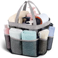 Attmu Mesh Shower Caddy Portable, Quick Dry Hanging Shower Tote Bag for College Dorm Room Essentials, Large Capacity Shower Cadd