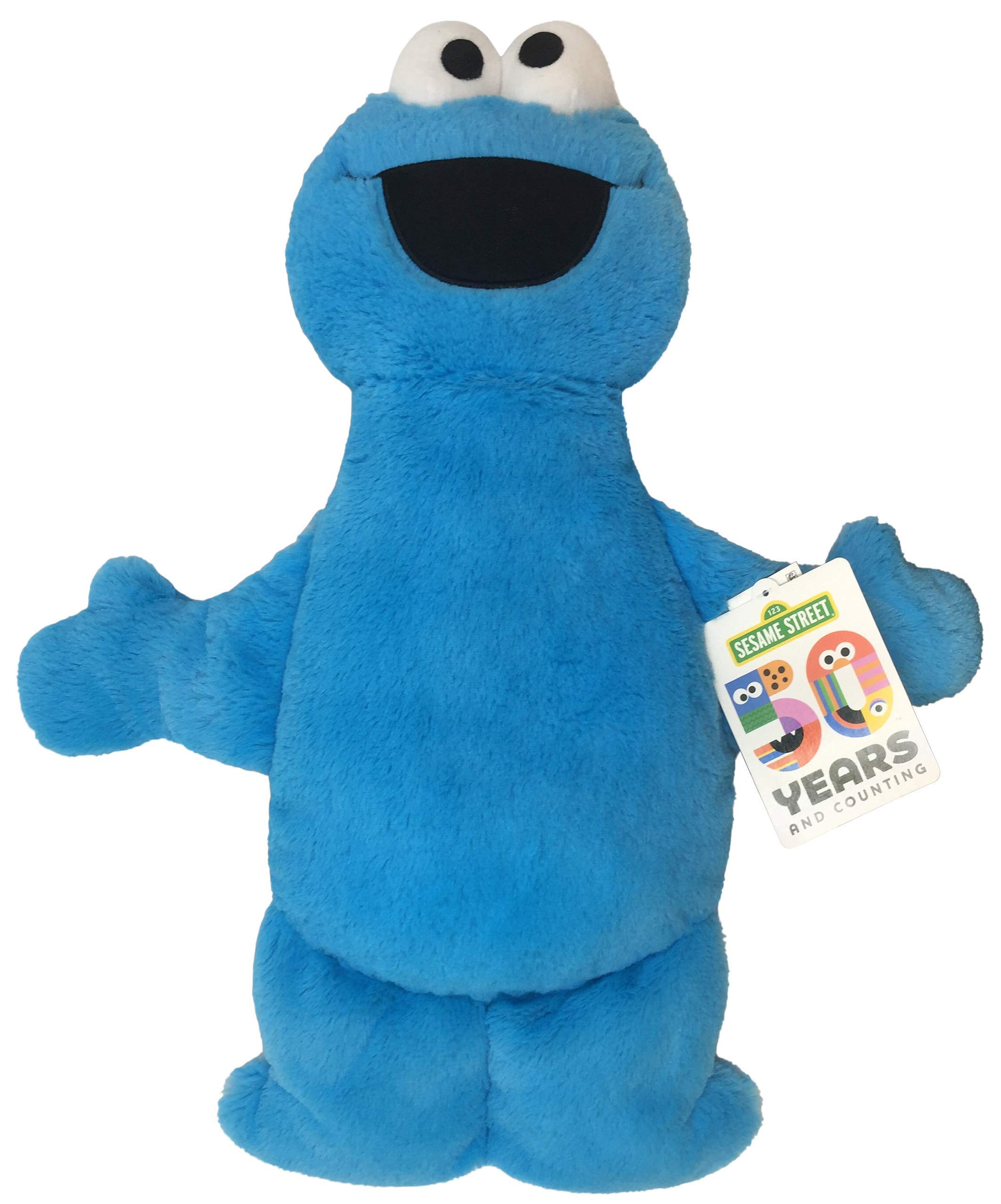 Jay Franco Sesame Street Plush Stuffed Cookie Monster Large Pillow Buddy - Super Soft Polyester Microfiber, 22 Inch (Official Se